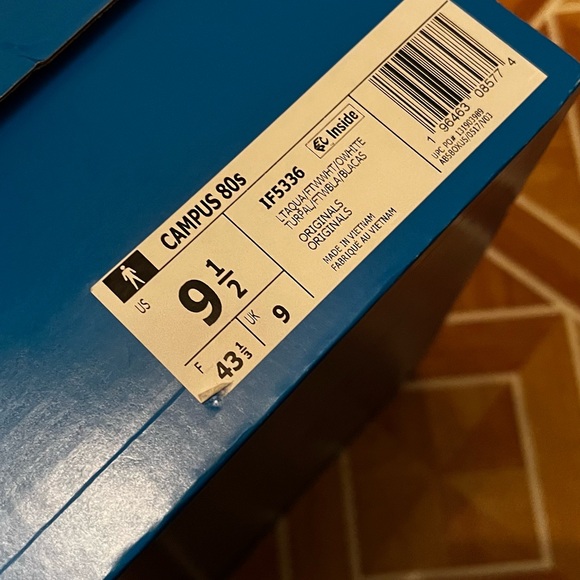 Adidas campus 80s Aqua original box - Picture 3 of 6